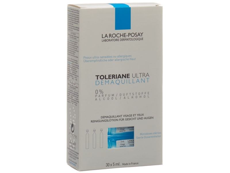 LA ROCHE-POSAY Tolériane ultra démaquillant monodoses 30x5 ml