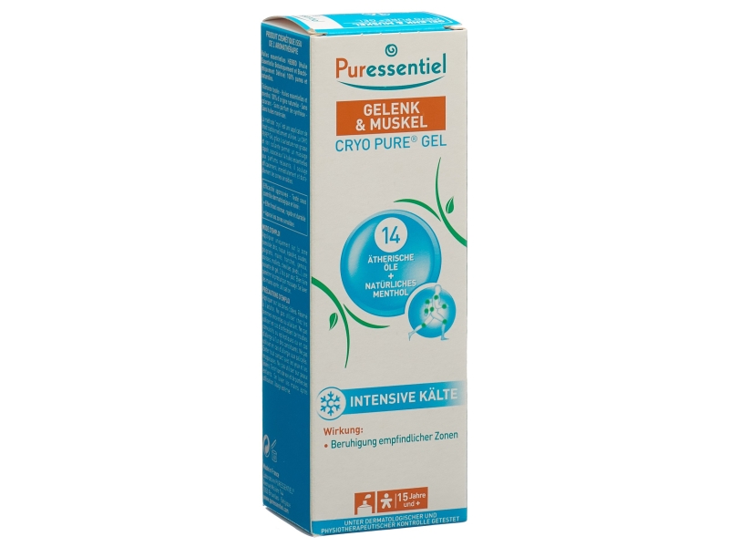 PURESSENTIEL gel cryo pure tube 80 ml