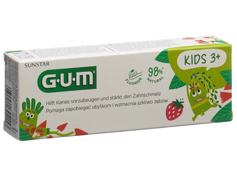 GUM SUNSTAR dentifrice enfant fraise 50 ml