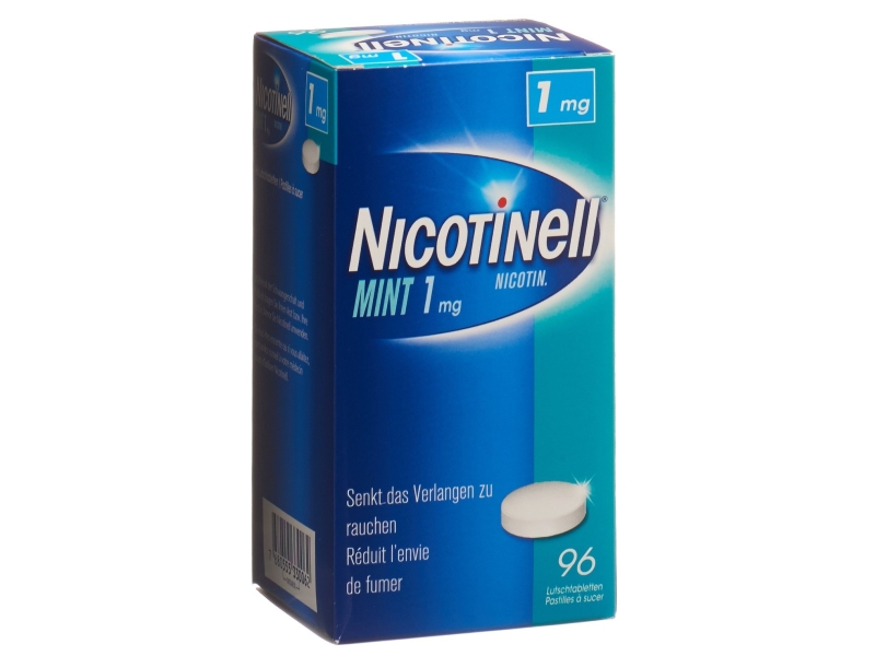 NICOTINEL Comprimés à Sucer 1 mg Mint 96 pièces